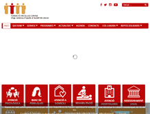 Tablet Screenshot of oncolligagirona.cat